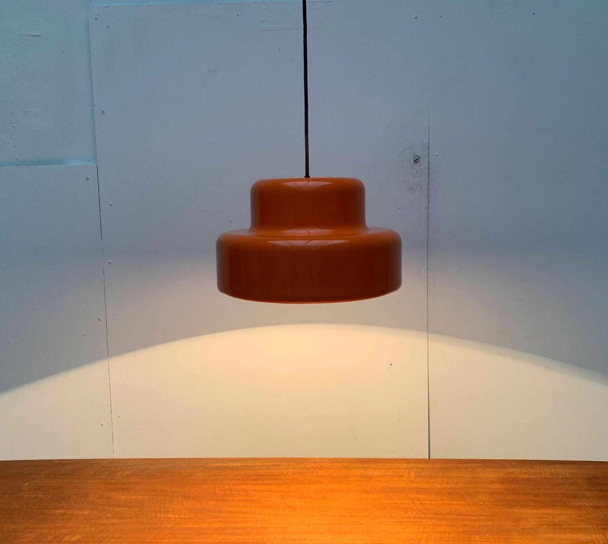 Suspension poker danoise mid-century par Jo Hammerborg pour Fog & Mørup