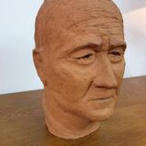 Sculpture man's head