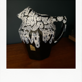 Large pitcher in sandstone blazed great fire