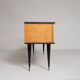 Vintage sideboard with tapered legs, 1950s.