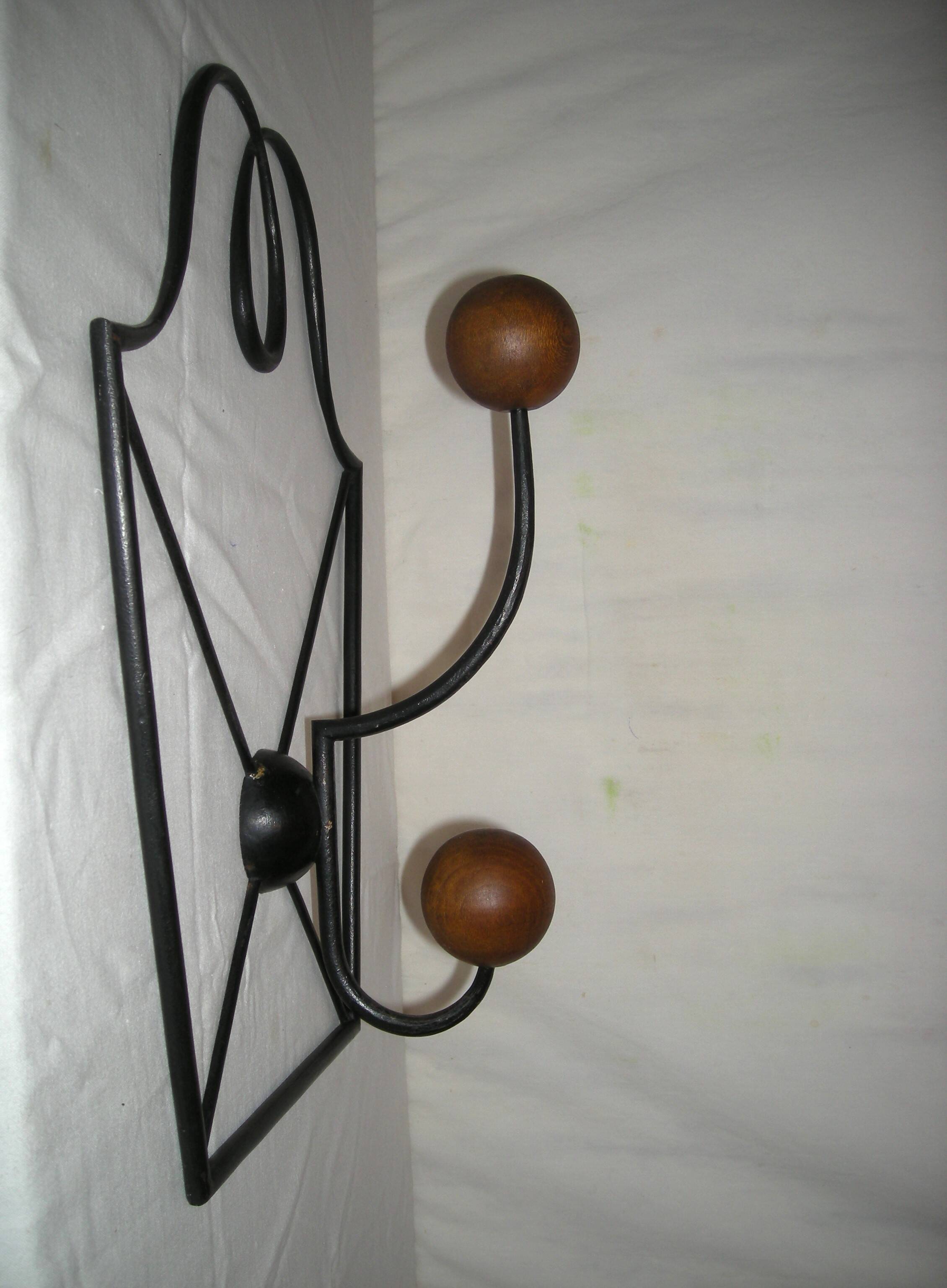 Paire de portemanteau muraldes années 40
