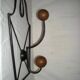Paire de portemanteau muraldes années 40