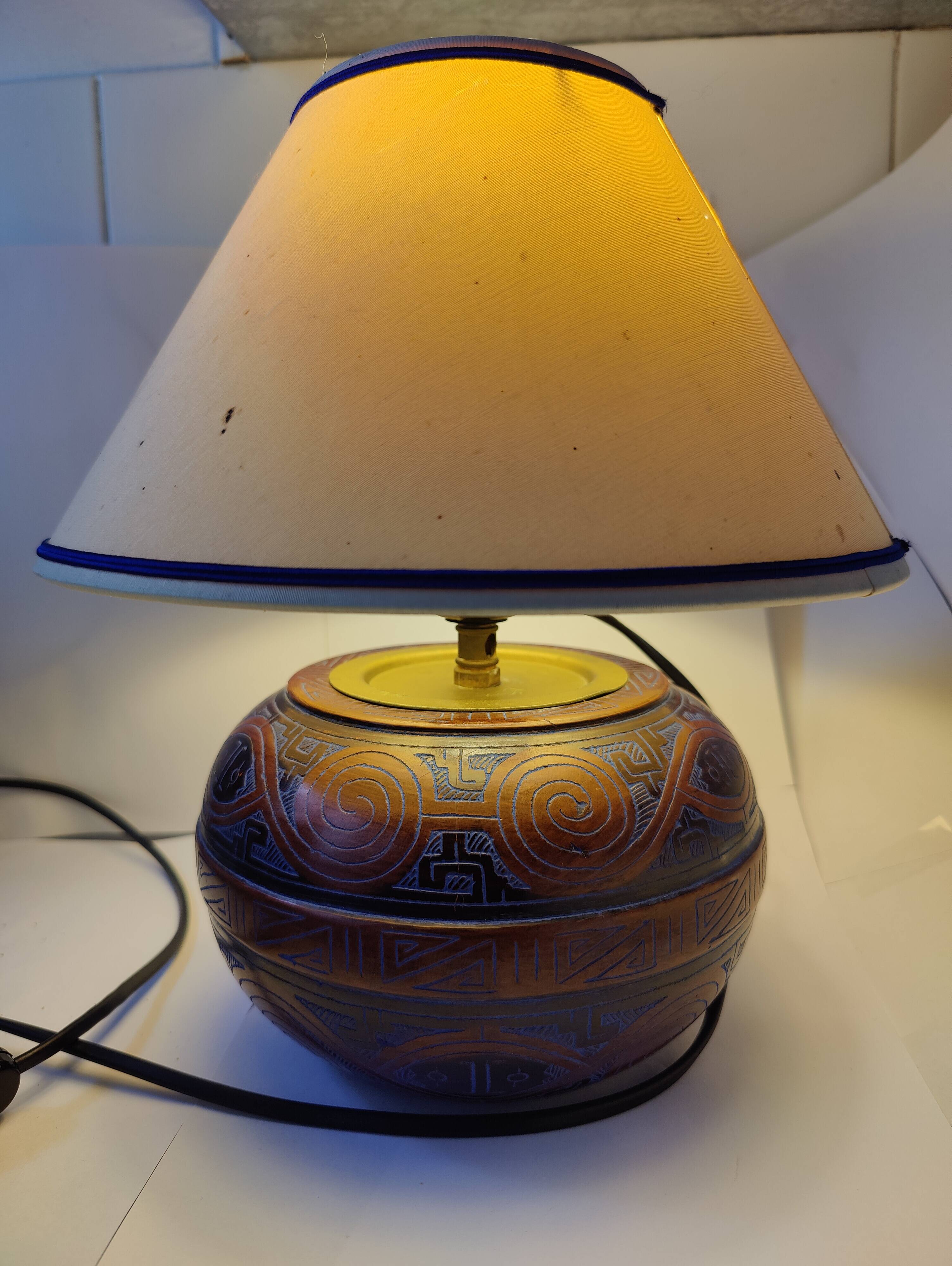 Lampe terre cuite de Marivaldo Brazil