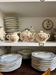 3-piece tea and coffee service KG Lunéville in brown ironstone