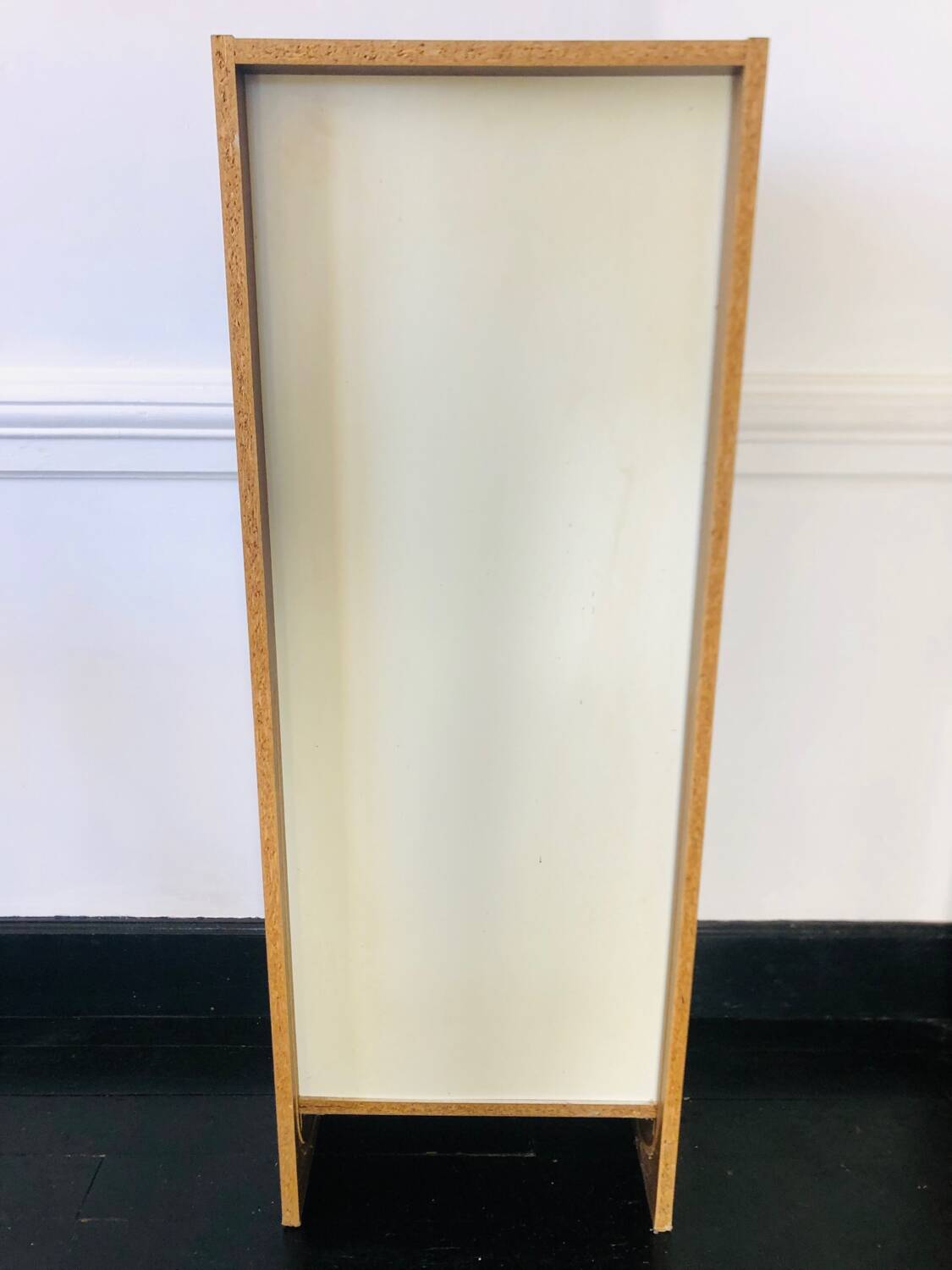 Filing cabinet with a curtain