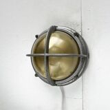 Mid-Century Danish Outdoor Metal Wall Lamp Model Skot by Lauritz Knudsen for Louis Poulsen, 1960s