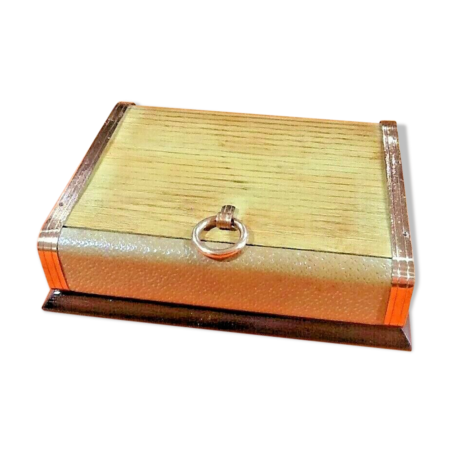 Box art deco curtain box for cigars cigarettes