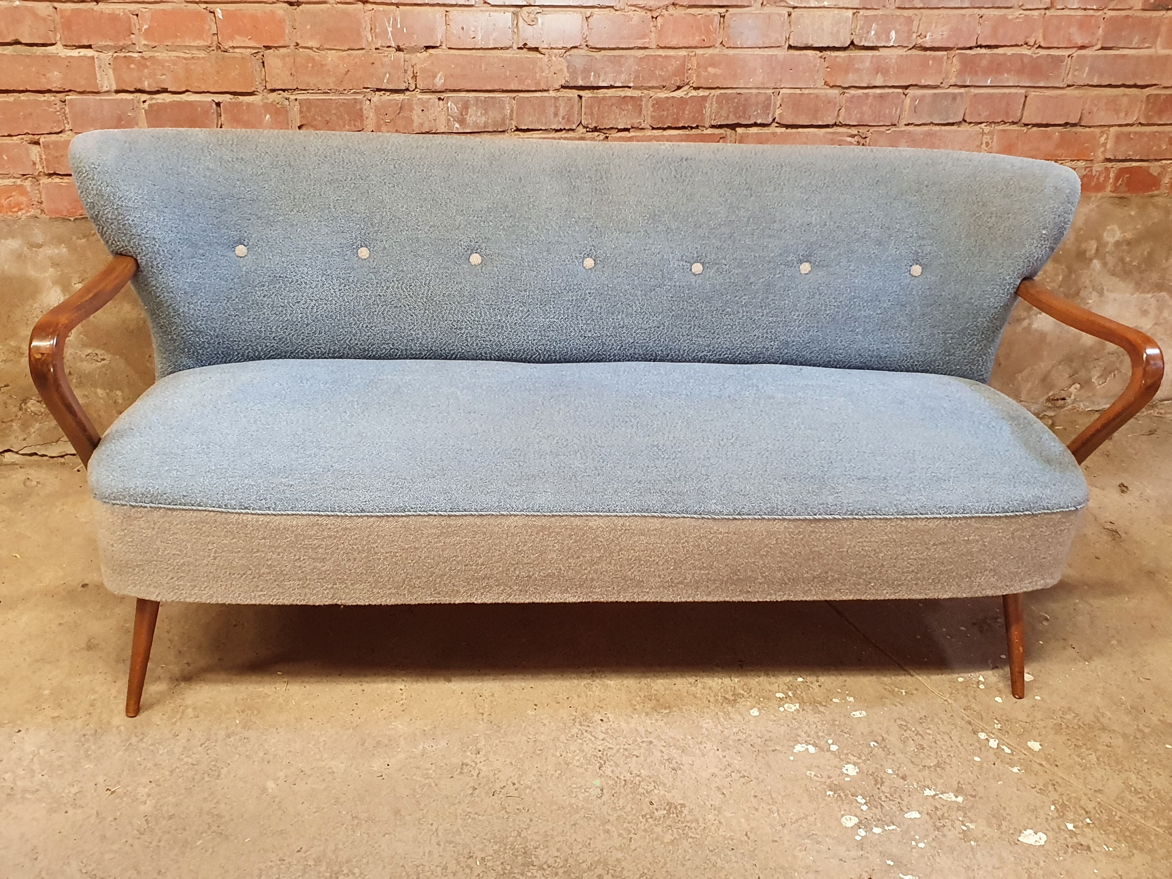 Cocktail set pair of armchair and its sofa 1960
