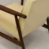 Armchair Henryk Lis 300-190 years 1970 fabric sparkling effect.