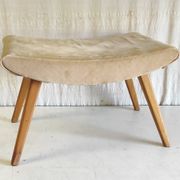 Tabouret moderniste en bois massif - années 50/60