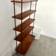 Ancienne étagère sur pied design scandinave années 50 , métal et bois vintage