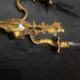 A pair of gilt bronze wall sconces in the chinese style - louis xv style
