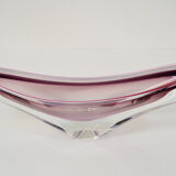 Mid-century Glass Bowl,designed Josef Hospodka for Chribska,1960's.