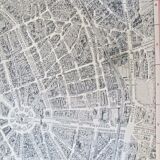 Map of Paris - Peltier Blondel La Rougery