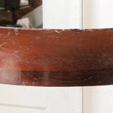 Empire style mahogany caned office chair