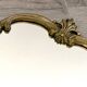 Vintage and rare gilt brass medallion/oblong/olave/rococo mirror