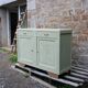 Buffet vintage Art Déco rénové • Vert Lézard Pure & Paint