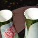 2 flowered vases St Amand early 20th century
