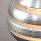 Vintage Italian Aluminum Beehive Pendant Lamp, 80s
