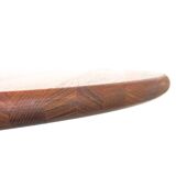 Round Dining Table in Solid Teak, 1970s