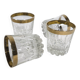 Whiskey Tumbler "Ritz" Glass with 24-Karat Gold Rim from Mäander, 1960s