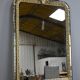 Large Mirror with Parcloses in Gilded and Blackened Wood, Napoleon III Style –
