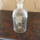 Old Guerlain perfume bottle engraved glass bees