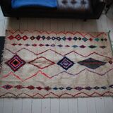 Berber vintage rug 100% wool, handcrafted. free shipping in europe. unique! 250x145cm