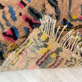 Handcrafted Moroccan Berber carpet 135 x 94 CM