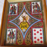 Yellow Dwarf in wooden dated 1921 with tokens