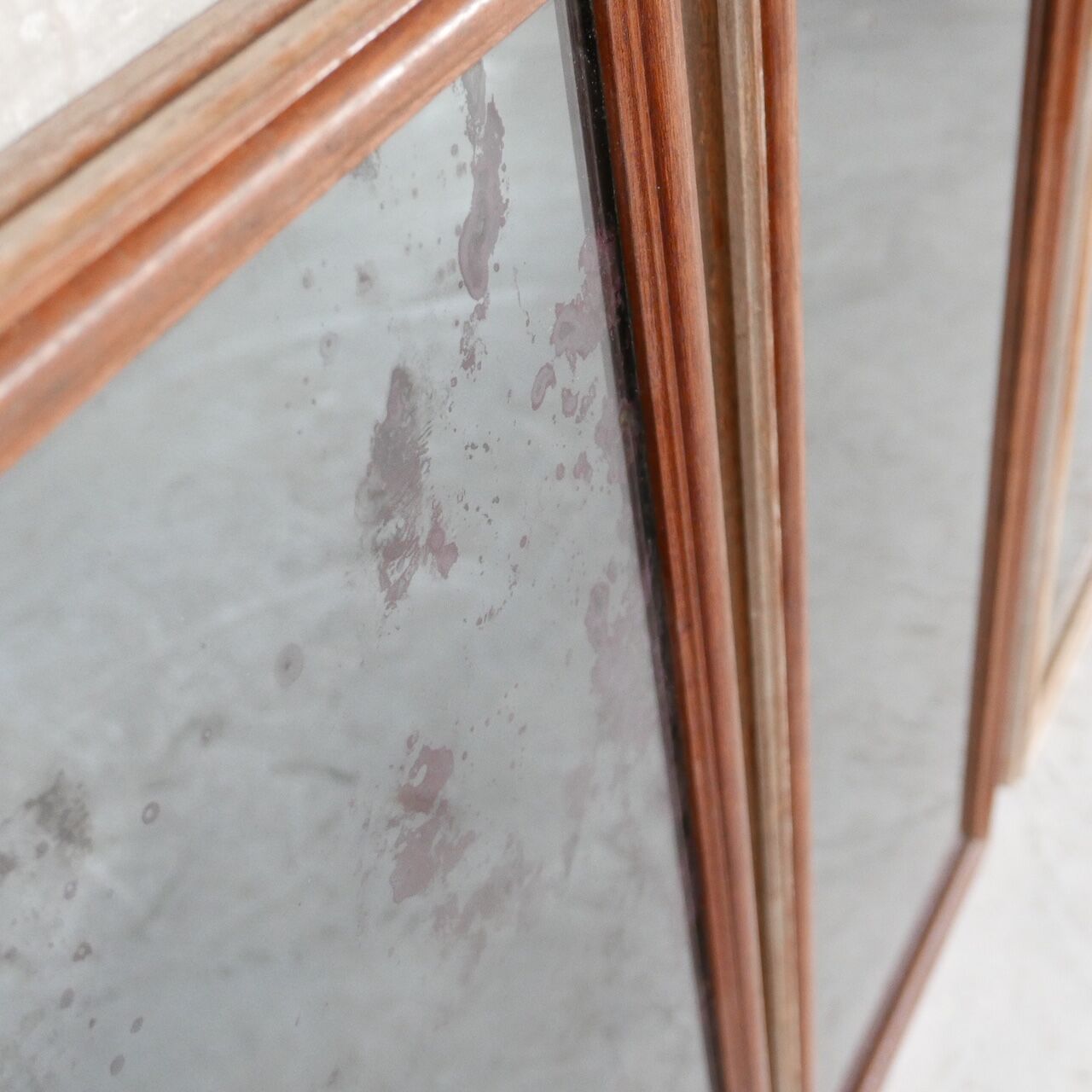 Vintage oak dutch mirror