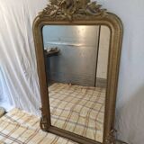 Large mirror old golden molding 153 by 83 cm