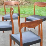 Four Scandinavian chairs