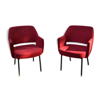 Paire de fauteuils Deauville