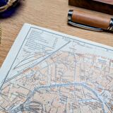Printed in 1914, map of Strasbourg.
