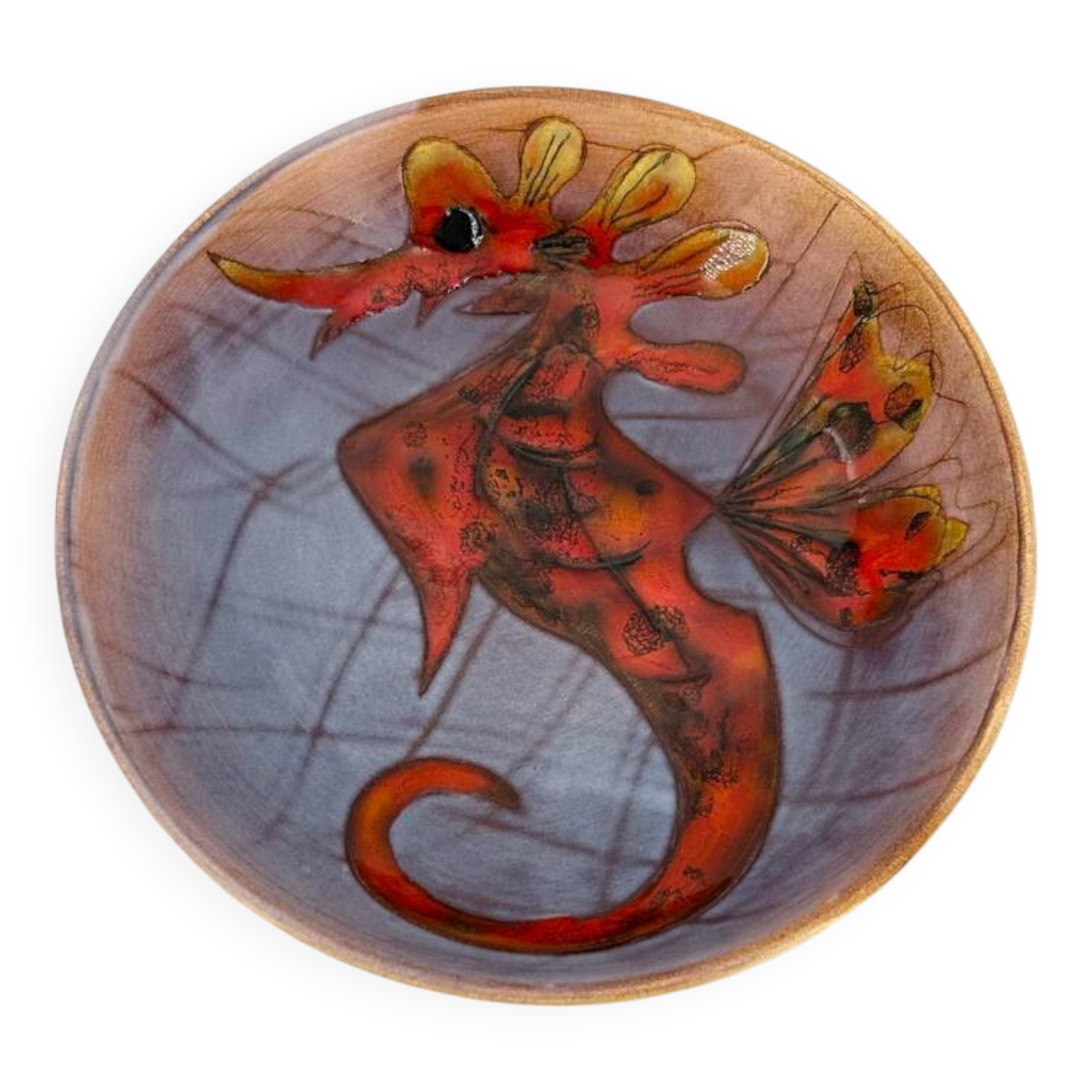 Plate No. 2 Seahorse Monique Brunner Vence