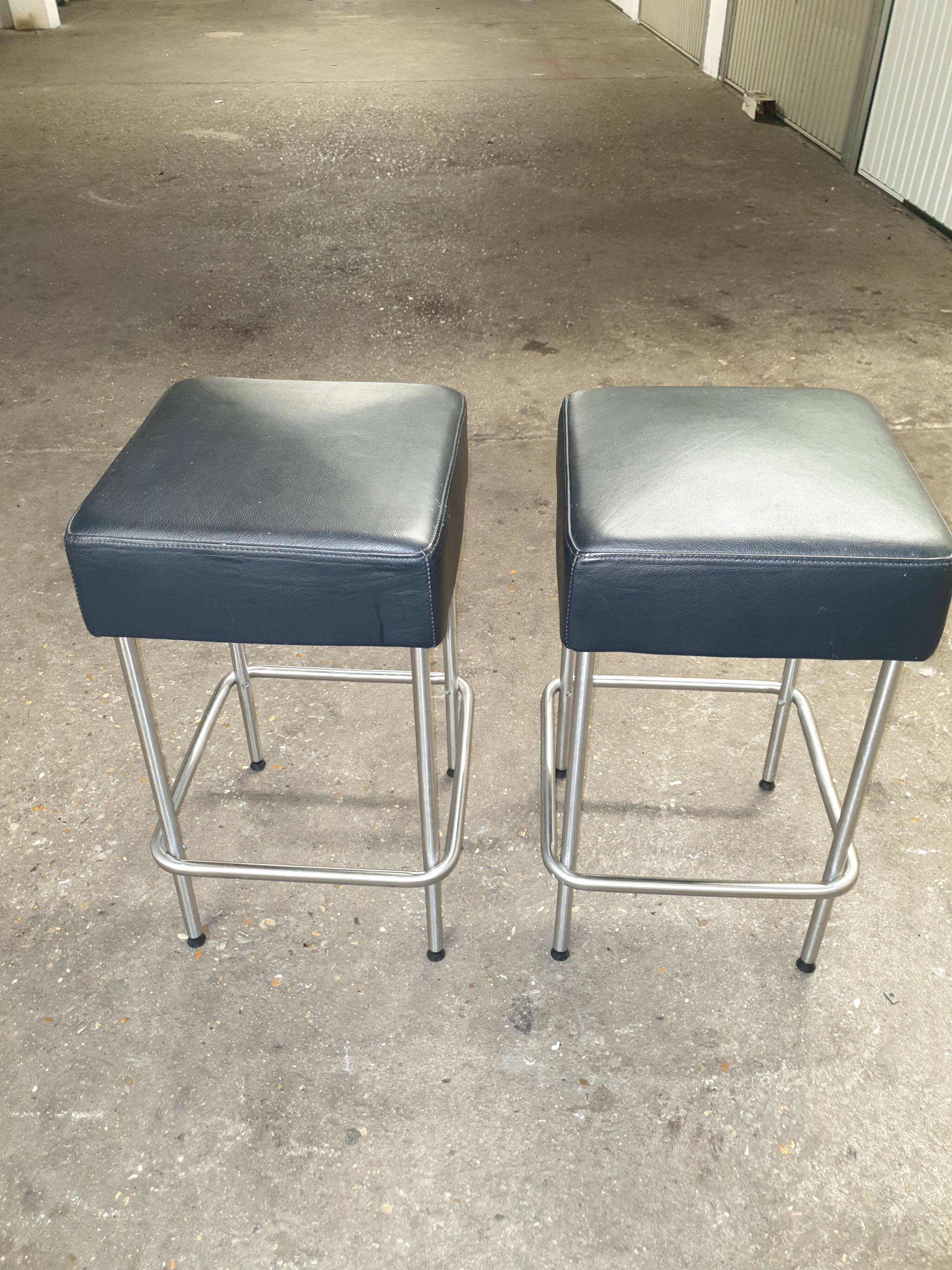 2 Richard Clack Stools - IKEA - Julius,