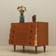 Commode en teck, design danois, années 1970, Danemark