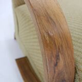 1930s Art Deco Armchair, Czechoslovakia
