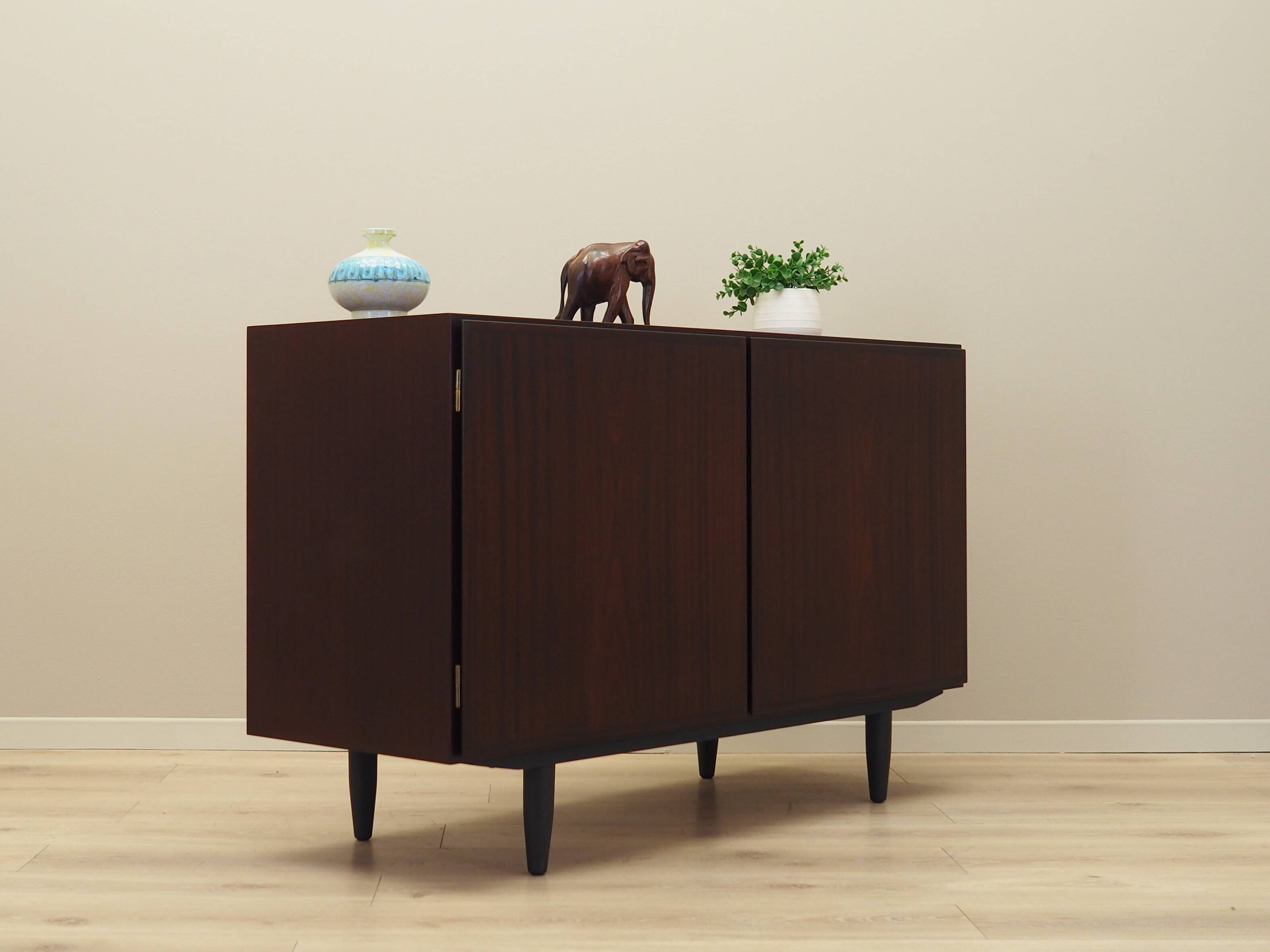 Mahogany cabinet, Danish design, 1970s, manufactured by Omann Jun