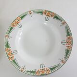Set de  12 assiettes creuses en faïence de Longwy