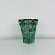 Art Deco vase by Pierre D'Avesn, silver decoration by Atelier Saint Graal.