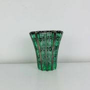 Vase art déco Pierre D'Avesn décor à l'argent par atelier Saint Graal