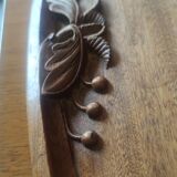 Solid mahogany serving tray