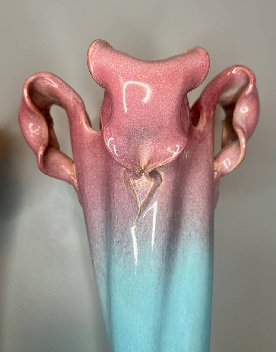 Pair of large Art Nouveau vases