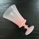 Vase en opaline rose