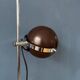 Space Age Mid-Century "eyeball" brown floor lamp