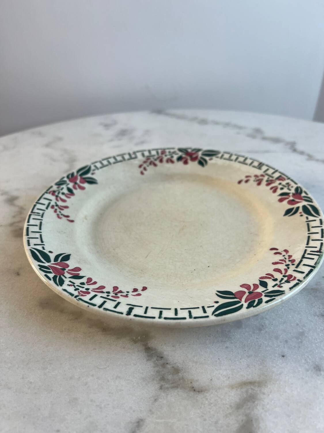 Céranord Siamand dessert plate