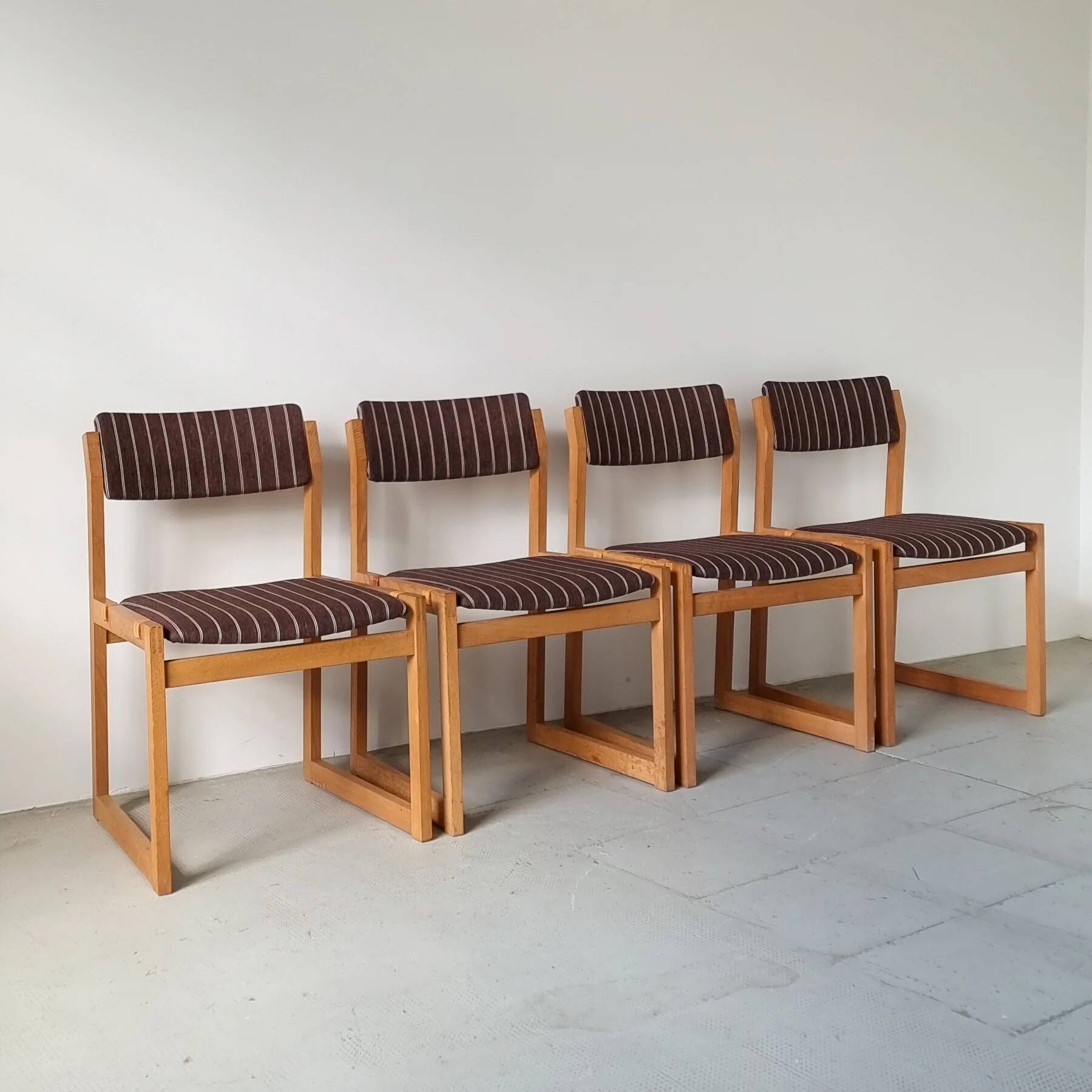 Danish dining chairs by Korup Stolefabrik - set of 4