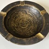 Vintage bronze ashtray design from the 60s